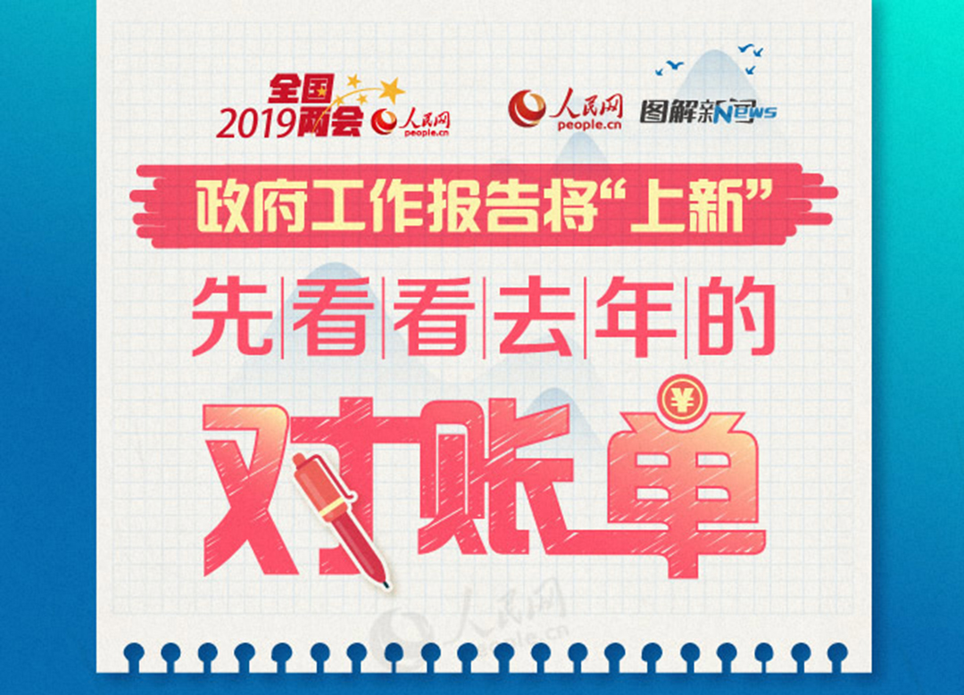 圖解：政府工作報告將“上新”，先看看去年的“對賬單”