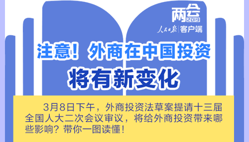 注意！外商在中國投資將有新變化