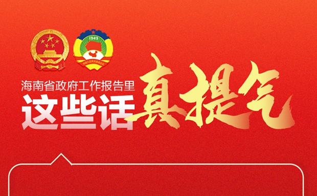 海報(bào)丨海南省政府工作報(bào)告里的這些話真提氣！
