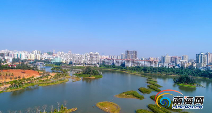 美景如畫！航拍?？谧畲鬂竦毓珗@——美舍河鳳翔濕地公園