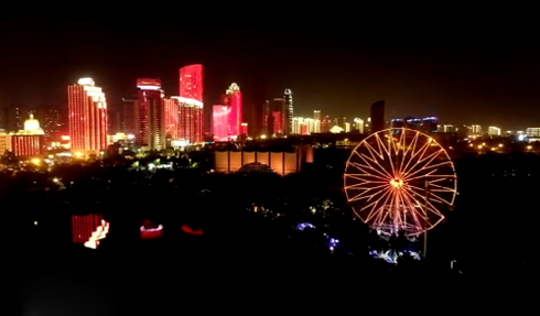 椰視頻 | 瞰海南：祝福祖國(guó)！絕美的?？谝咕?你怎能不先睹為快